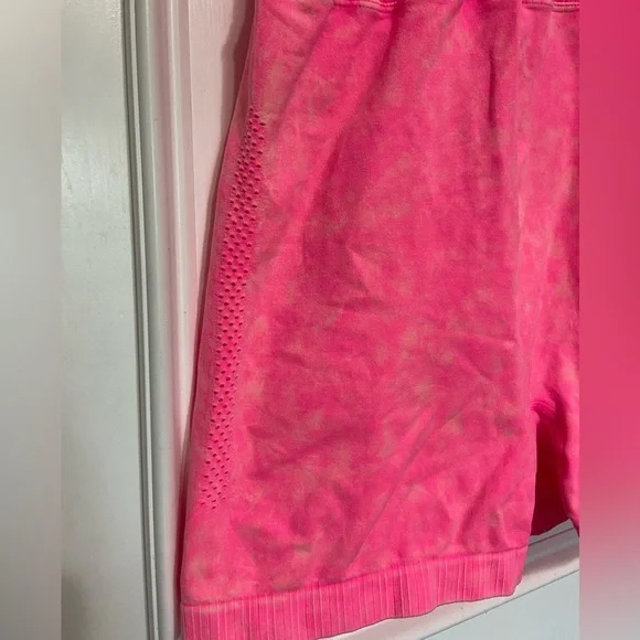 Zenana Outfitters LIKE NEW hot pink mineral wash spandex onesie romper L/XL - Picture 6 of 9